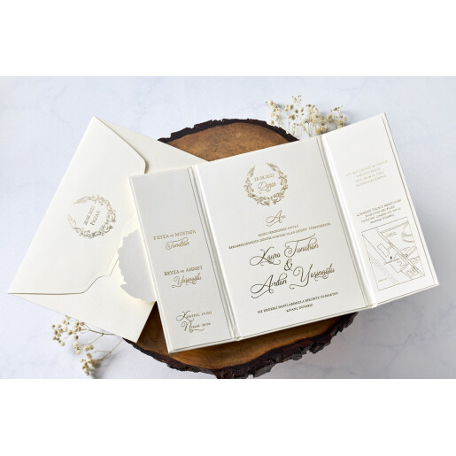 Invitatie De Nunta De Lux 1137 BUTIQLINE 
