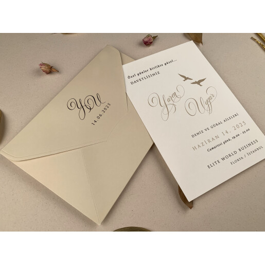 Invitatie De Nunta Romantica 12269 ELA