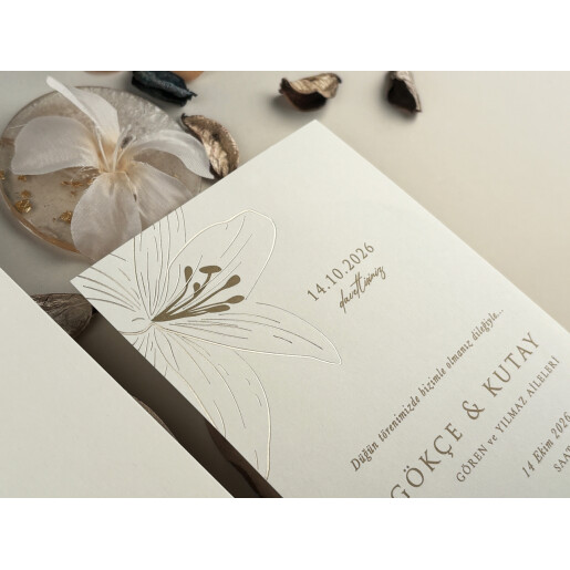 Invitatie De Nunta Florala 13310 ELITE