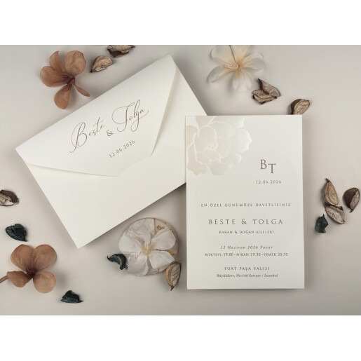 Invitatie De Nunta Florala 13318 ELITE