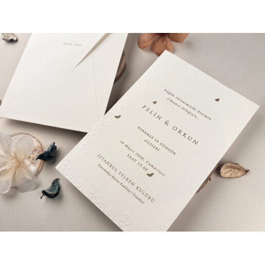 Invitatie De Nunta Florala 13326 ELITE