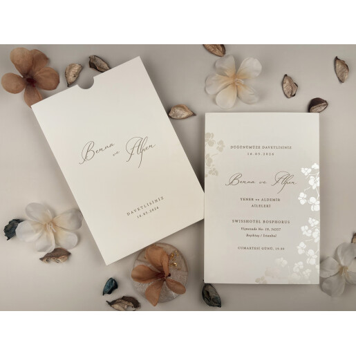 Invitatie De Nunta Florala 13329 ELITE
