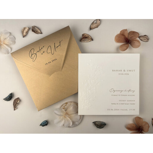 Invitatie De Nunta Florala 13330 ELITE
