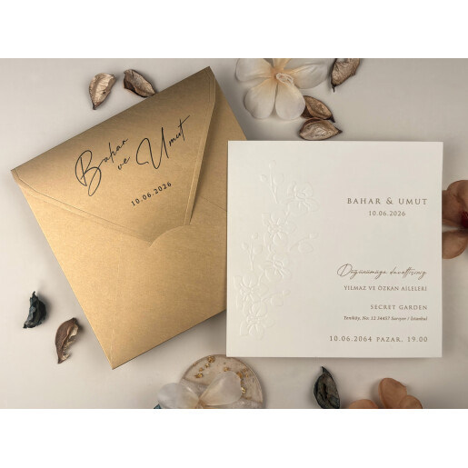 Invitatie De Nunta Florala 13330 ELITE
