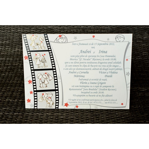 Invitatie de nunta model foto 35234 Polen 
