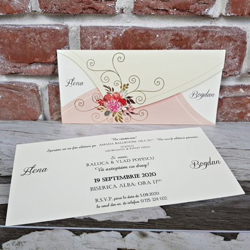 Invitatie de nunta florala 5632 CONCEPT