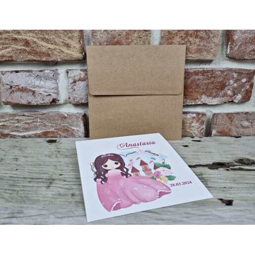 Invitatie De Botez cu Princesa 601 TH