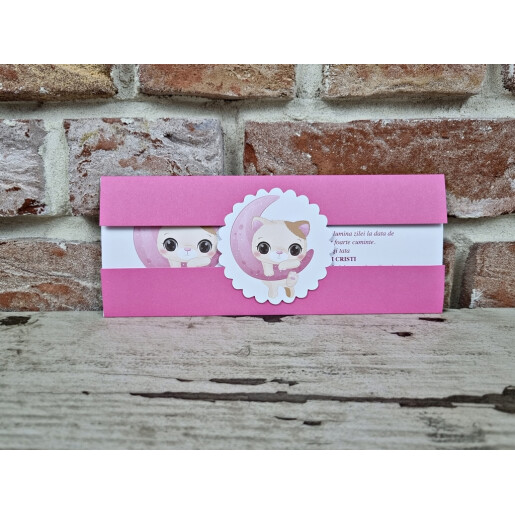 Invitatie De Botez Cu Pisica 609 TH