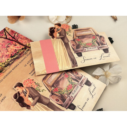 Invitatie De Nunta Cu Masina 63696 ELITE