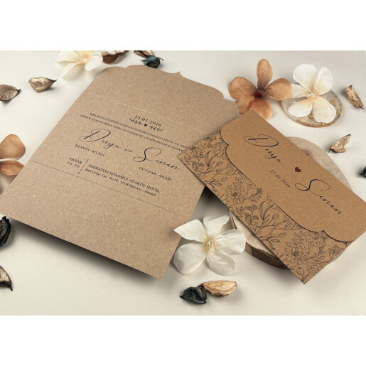 Invitatie De Nunta Florala 85852 ELITE