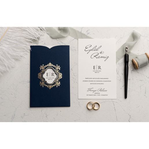 Invitatie de nunta eleganta 9162 EKONOM