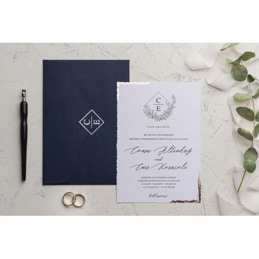 Invitatie de nunta eleganta 9207 EKONOM