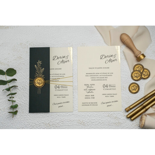 Invitatie De Nunta Florala 9279 EKONOM