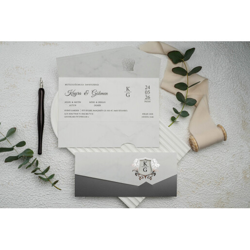 Invitatie De Nunta Eleganta 9312 EKONOM