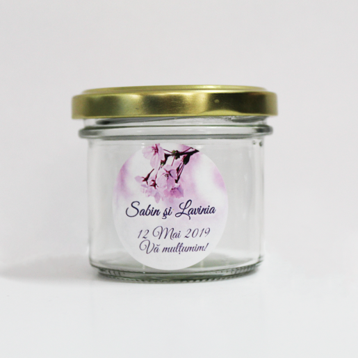 Borcan marturii 125 ml Oval