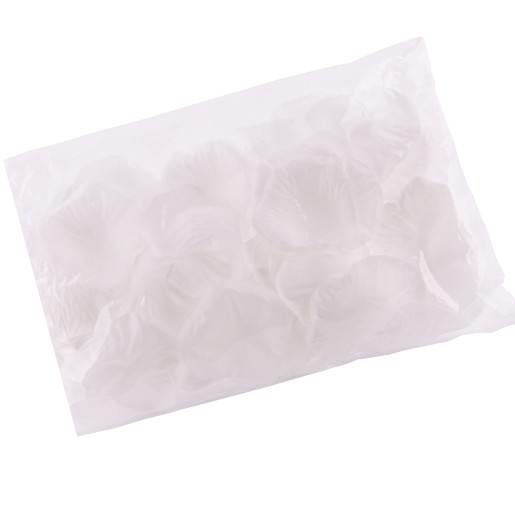 Petale artificiale de trandafiri albi