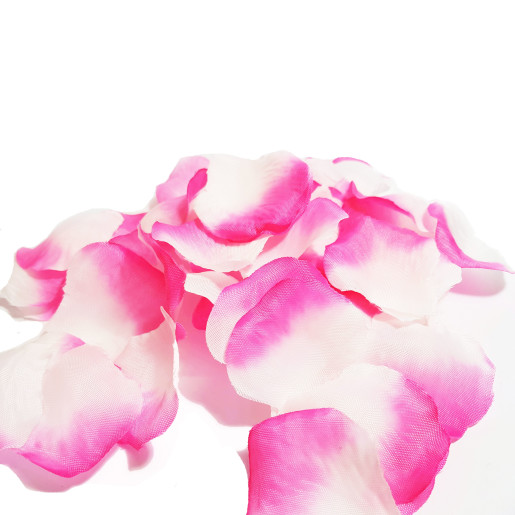Petale artificiale de trandafiri roz degrade