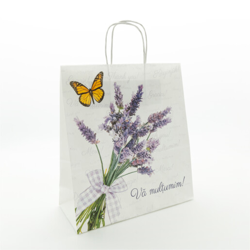 Punga 1 Cadouri Nunta cu Lavanda Si Fluturas 28.5x25x11 cm
