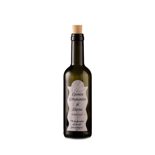 Sticla Marturii 375 ml Bordeau pentru vin cu filet