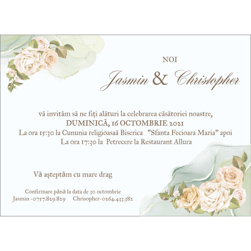 Invitatie De Nunta Digitala Florala 040