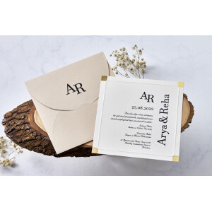 Invitatie De Nunta Clasica 1149 BUTIQLINE