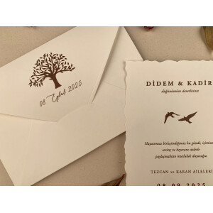 Invitatie De Nunta Romantica Copacul Vietii 12272 ELA