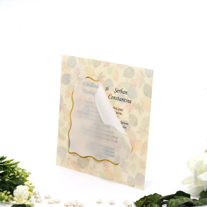 Invitatie de nunta cu calc 150015 TBZ