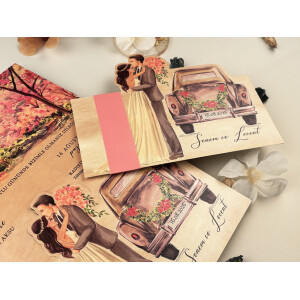 Invitatie De Nunta Cu Masina 63696 ELITE
