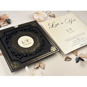 Invitatie De Nunta Eleganta Cu Ciucure 85865 ELITE