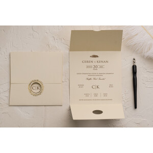 Invitatie De Nunta Eleganta 9149 EKONOM