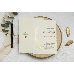 Invitatie De Nunta Clasic Elegant 9229 EKONOM