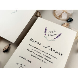 Invitatie De Nunta Cu Lavanda 96948 ELITE