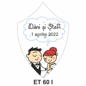 Eticheta pentru sticla ET 60 I