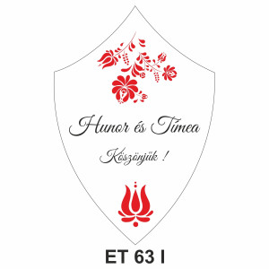 Eticheta pentru sticla ET 63 I