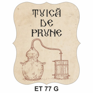 Eticheta pentru sticla ET 77 G