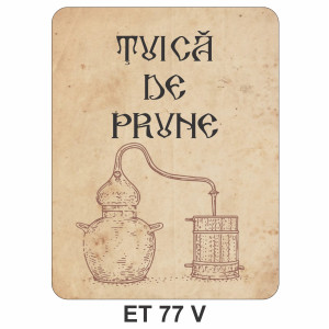 Eticheta pentru sticla ET 77 V 
