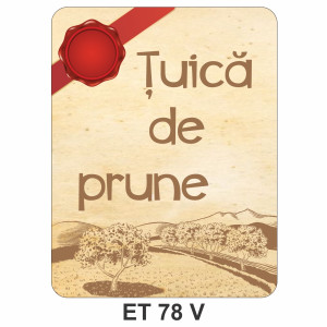 Eticheta pentru sticla ET 78 V 