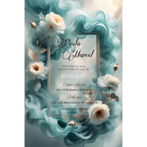 Invitatie De Nunta Digitala Florala 059