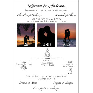 Invitatie De Nunta Digitala Cu Poza 054