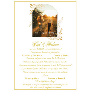 Invitatie De Nunta Digitala Cu Poza 056