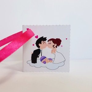 2in1 Nunta Si Botez Etichete Sticle Sticle Nunta Invitatie De