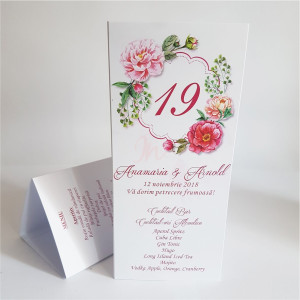 Invitatie De Nunta Vintage Cu Flori Albe 39782 Economiq