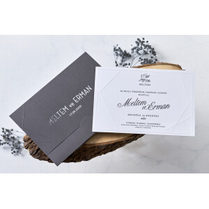 Invitatie De Nunta Clasica 1176 BUTIQLINE