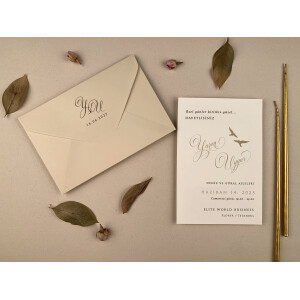 Invitatie De Nunta Romantica 12269 ELA