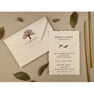 Invitatie De Nunta Romantica Copacul Vietii 12272 ELA