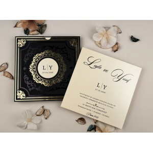 Invitatie De Nunta Eleganta Cu Ciucure 85865 ELITE