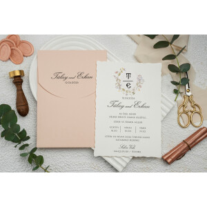 Invitatie De Nunta Florala 9322 EKONOM