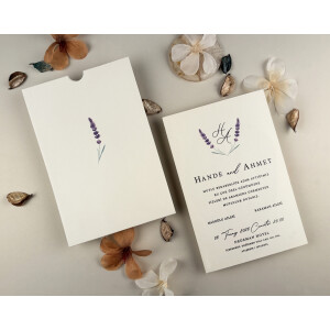 Invitatie De Nunta Cu Lavanda 96948 ELITE