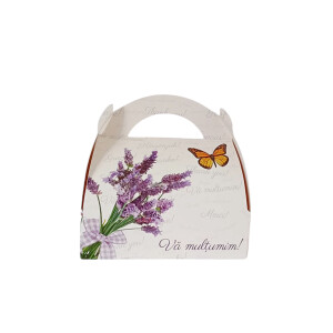 Cutie 2 Marturii Cu Lavanda Si Fluturas