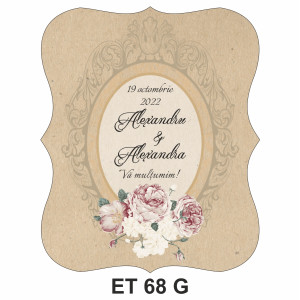 Eticheta pentru sticla ET 68 G